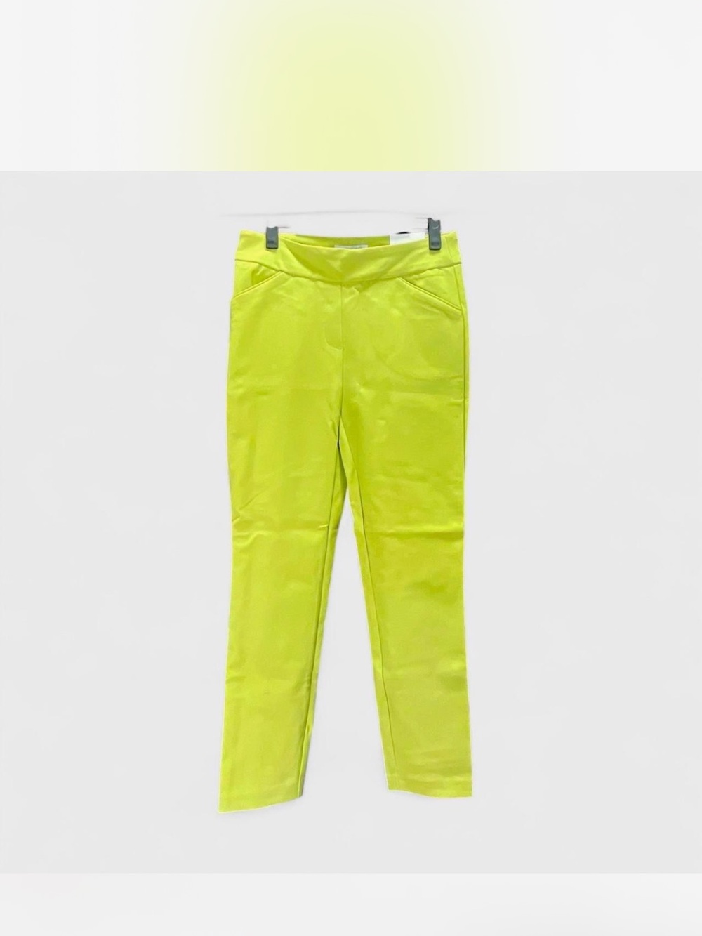 Rachel Zoe Neon Lime Cropped Ankle Pants
